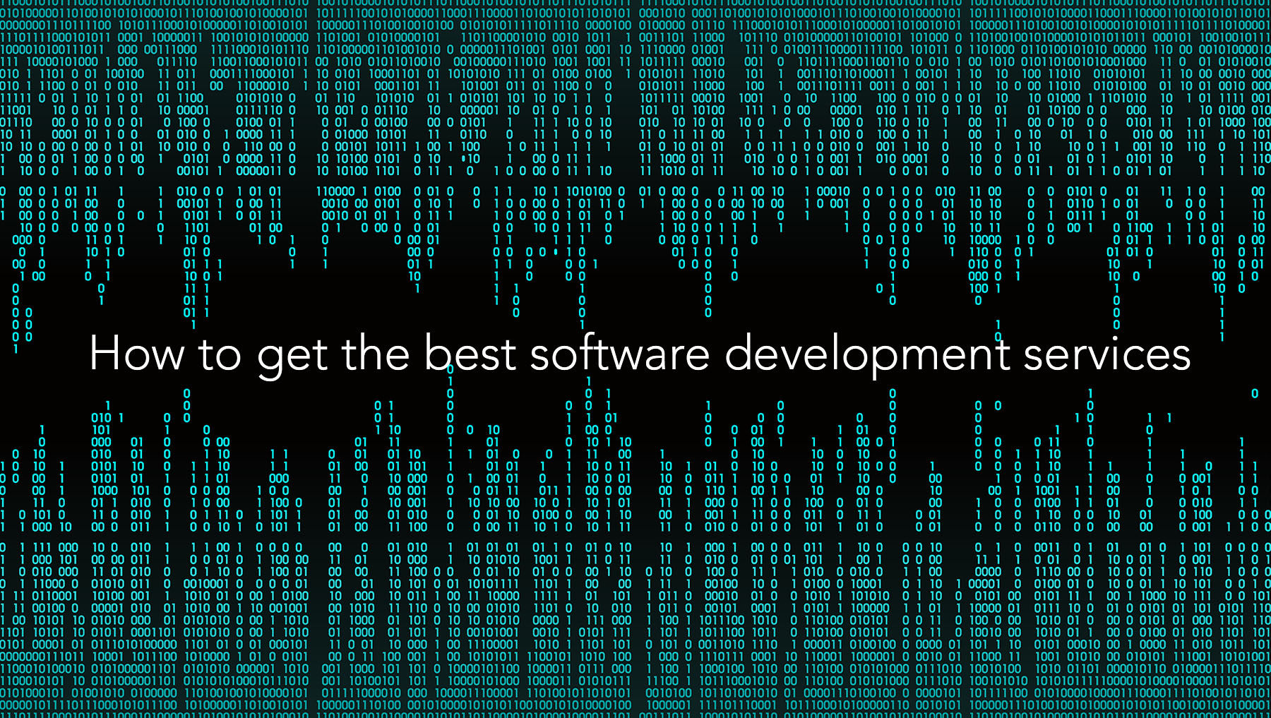 How to get the best software development services